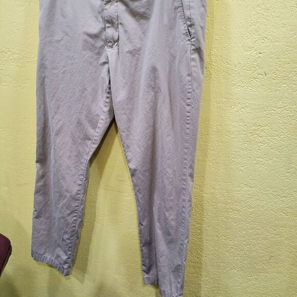 J.Crew Factory Men’s Classic Fit Chino Pants Beige Khaki 34x30 Casual Work - Picture 4 of 9